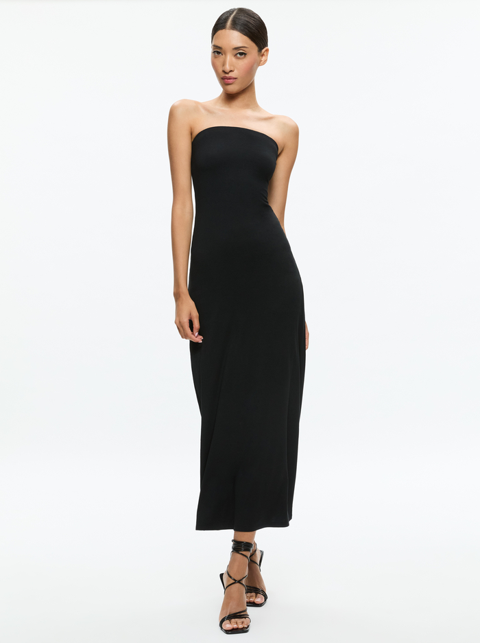 DELORA STRAPLESS MAXI DRESS - BLACK image 4 - Alice And Olivia