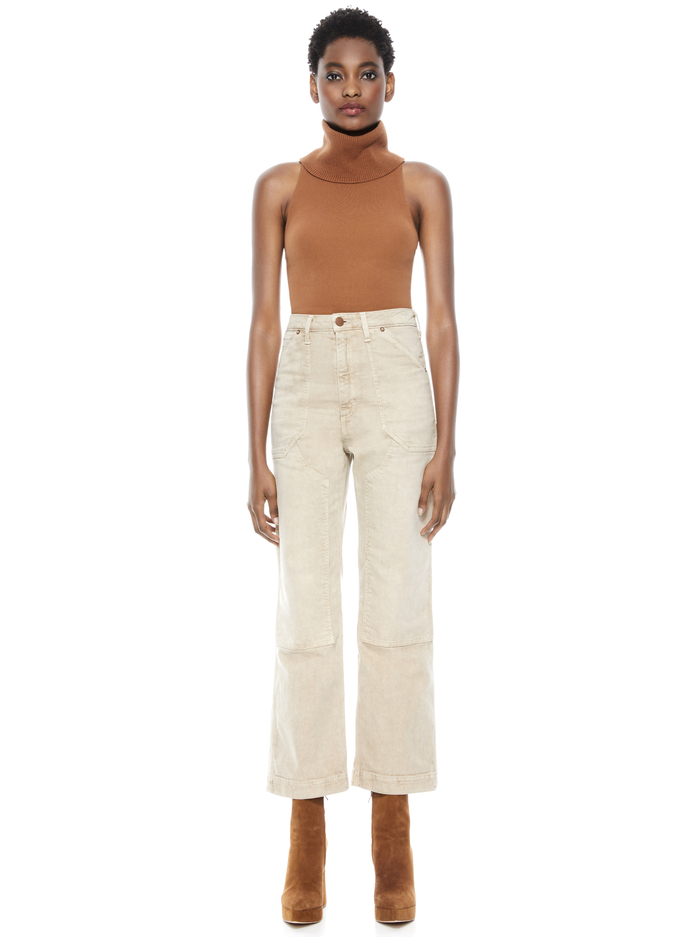 UTILITY CARGO PANT - KHAKI image 2 - Alice And Olivia