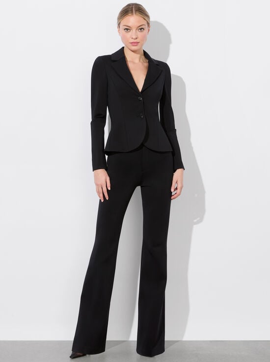 BLACK-IANA SCULPTED BLAZER