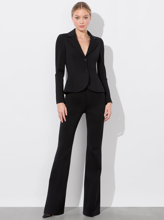 IANA SCULPTED BLAZER - BLACK image 4 - Alice And Olivia
