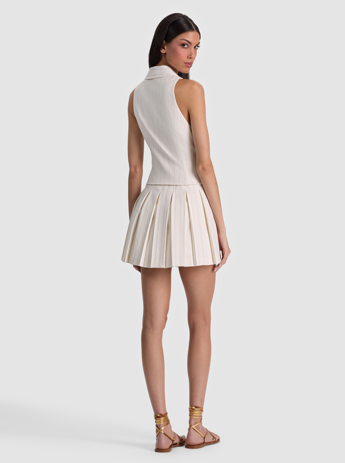 ALICIA MINI DRESS - OFF WHITE/BLACK image 2 - ALICE + OLIVIA