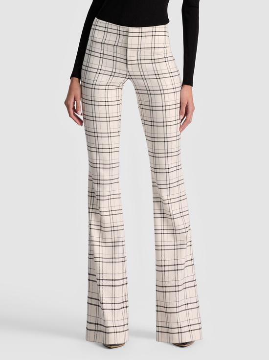 COOL GIRL PLAID-OLIVIA BOOTCUT PANT