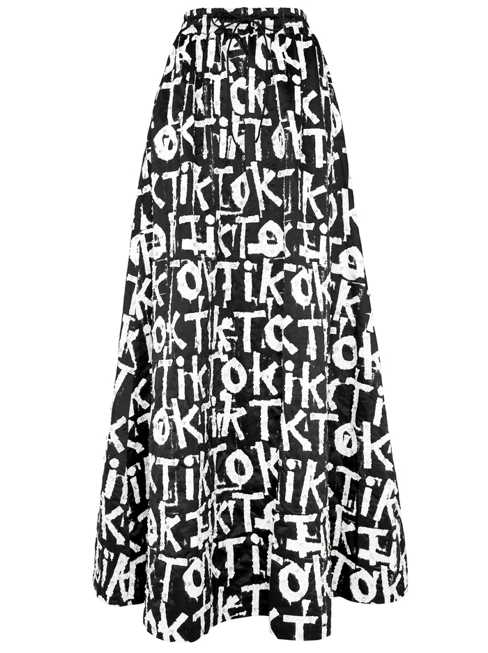AO X TIKTOK DIXIE MAXI SKIRT - TIKTOK image 5 - Alice And Olivia
