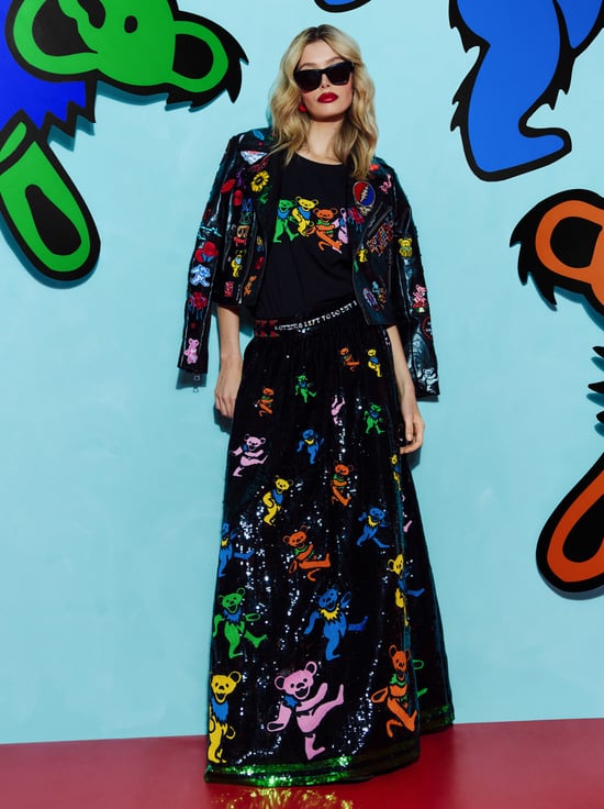 GRATEFUL BEARS BLACK-A+O X GRATEFUL DEAD TINA BALLGOWN SKIRT