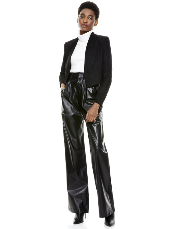 BLACK-HARVEY SUEDE JACKET