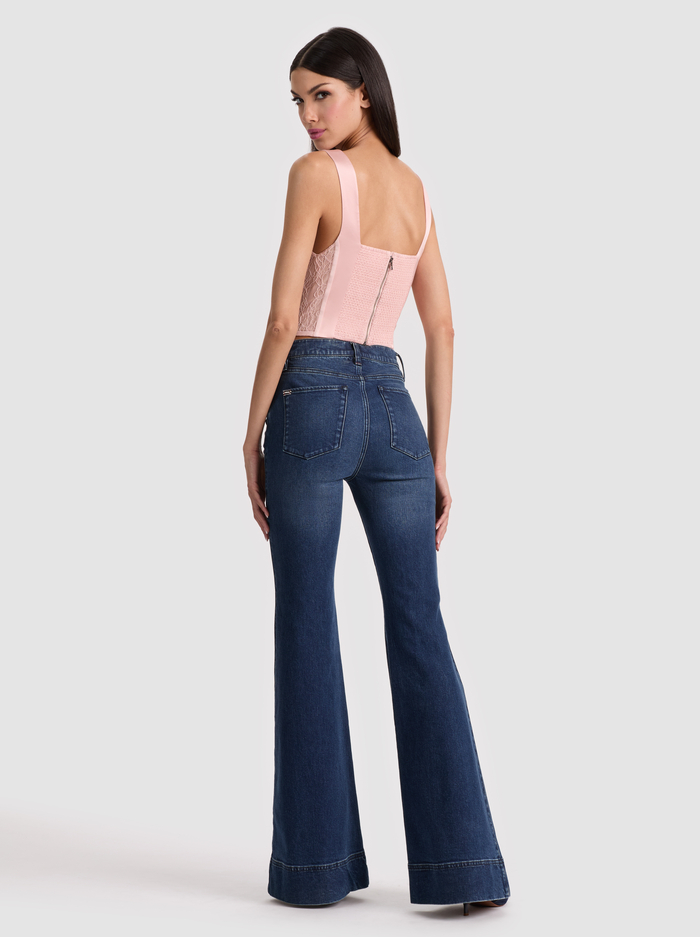 EVE BUSTIER TOP - ENGLISH ROSE image 2 - ALICE + OLIVIA