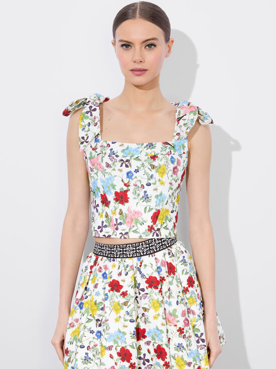 DOLLHOUSE-CLARA BOW STRAP BUSTIER