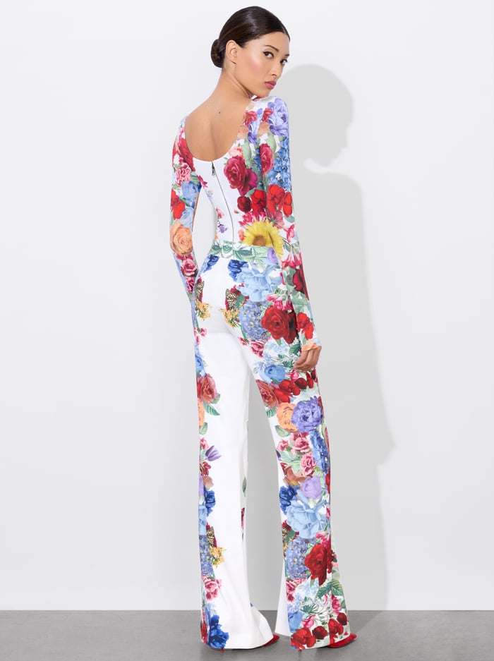 RHYS BALLET BODYSUIT - GARDEN BRUNCH OFF WHITE image 2 - Alice And Olivia