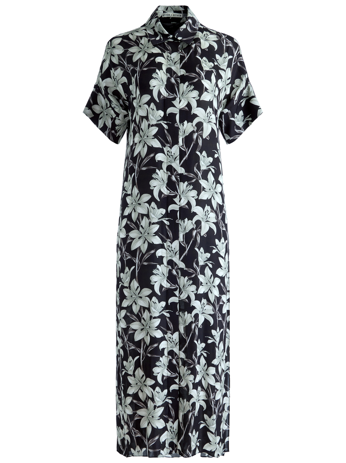 EDYTH MAXI TOP - STARGAZER BLACK SM image 5 - Alice And Olivia