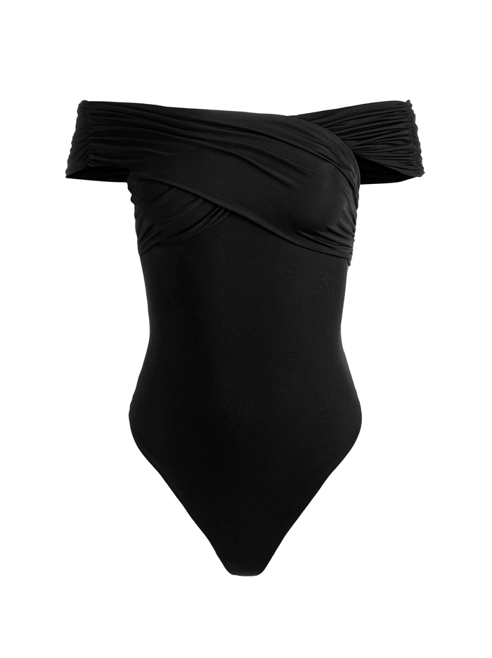 AVERNE BODYSUIT - BLACK image 5 - Alice And Olivia