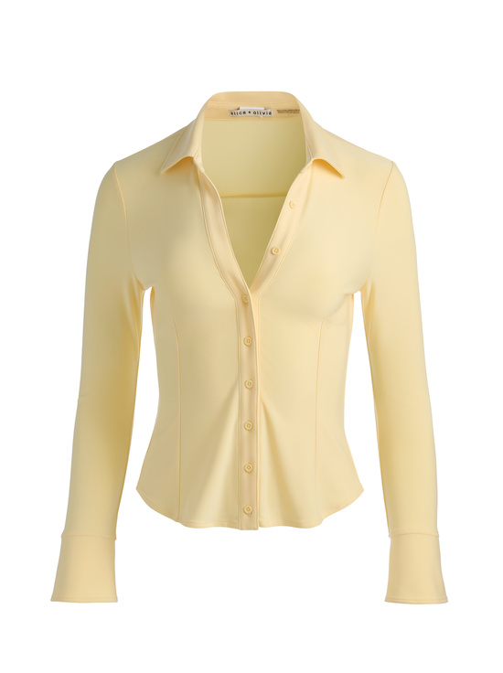 BUTTER-FREYA BUTTON DOWN TOP