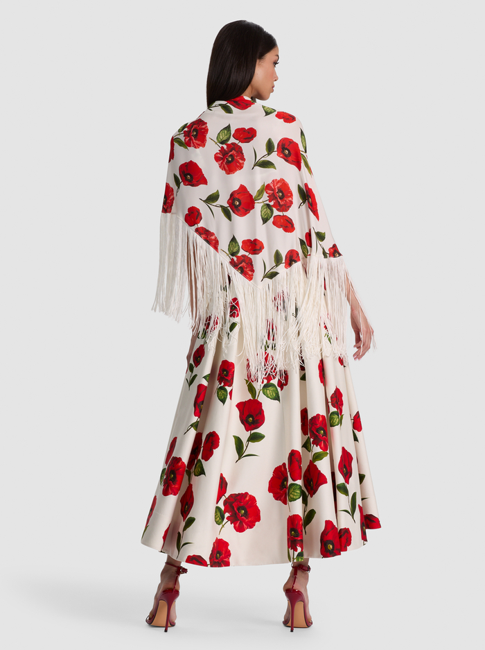MESHA SHAWL - SUMMER POPPY image 2 - ALICE + OLIVIA
