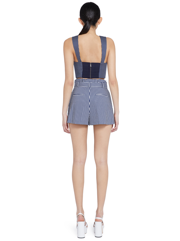 REGENIA STRIPED CROP TOP - LOVE ME STRIPE image 1 - Alice And Olivia