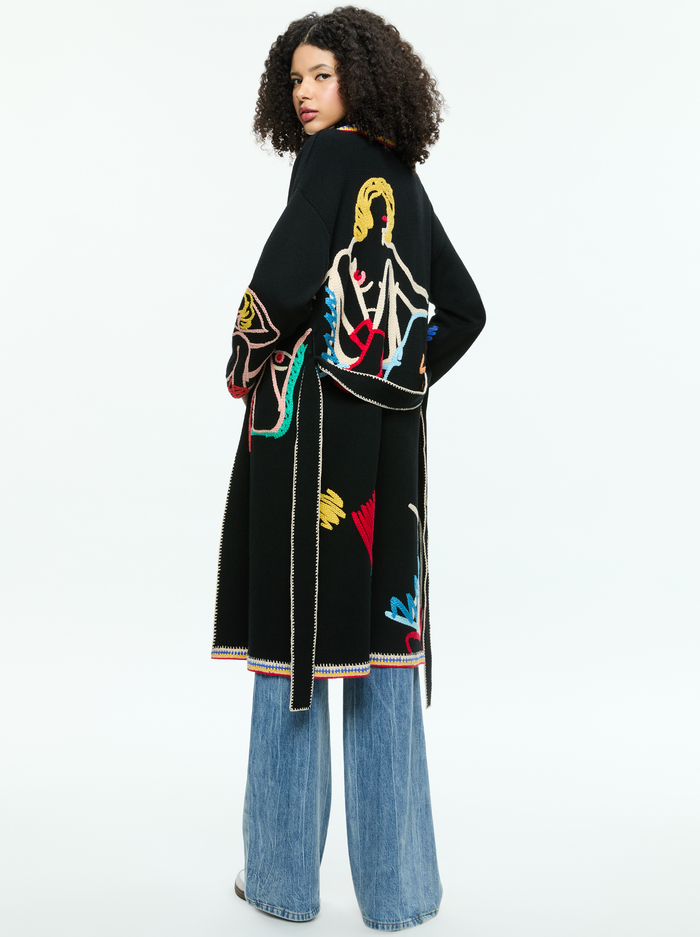 A+O X TOM WESSELMANN ASTRID CARDIGAN - NATURAL BEAUTY image 2 - Alice And Olivia