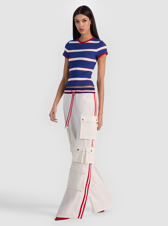 OLYMPIA CARGO PANT - OFF WHITE image 5 - ALICE + OLIVIA