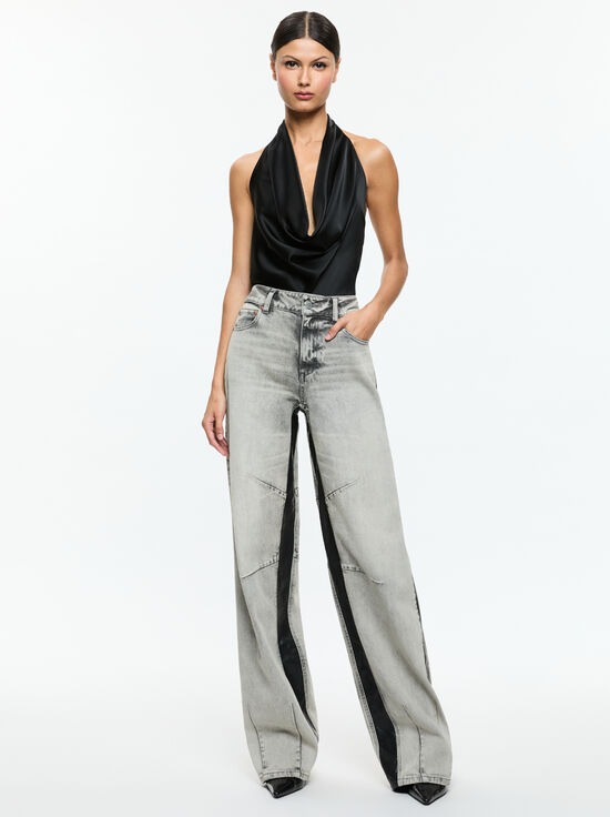 BLACK-AYANNA CROP TOP