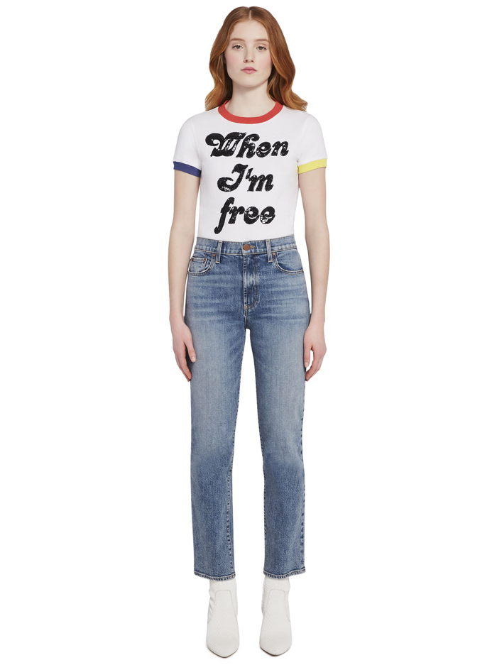 AO X LAKWENA RYLYN TEE - WHITE/MULTI image 4 - Alice And Olivia