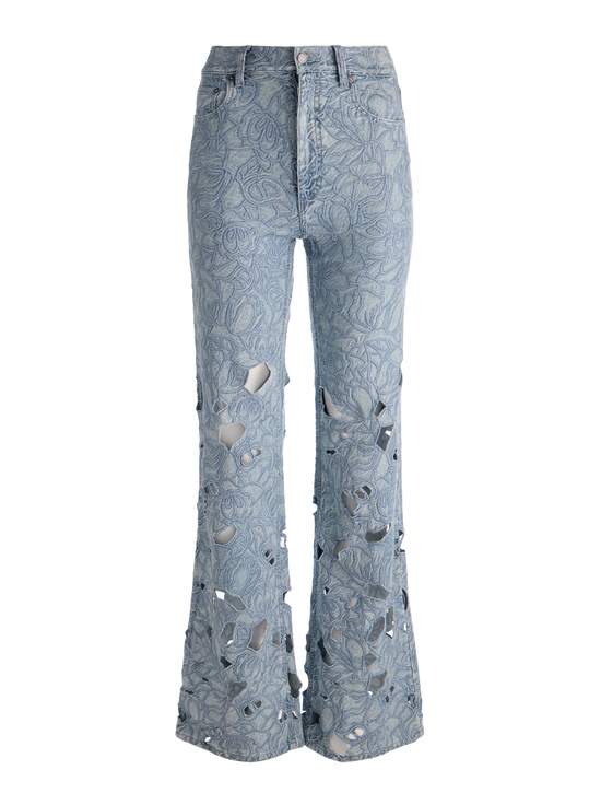 ROCKSTAR BLUE-CHIC LASER-CUT JEAN