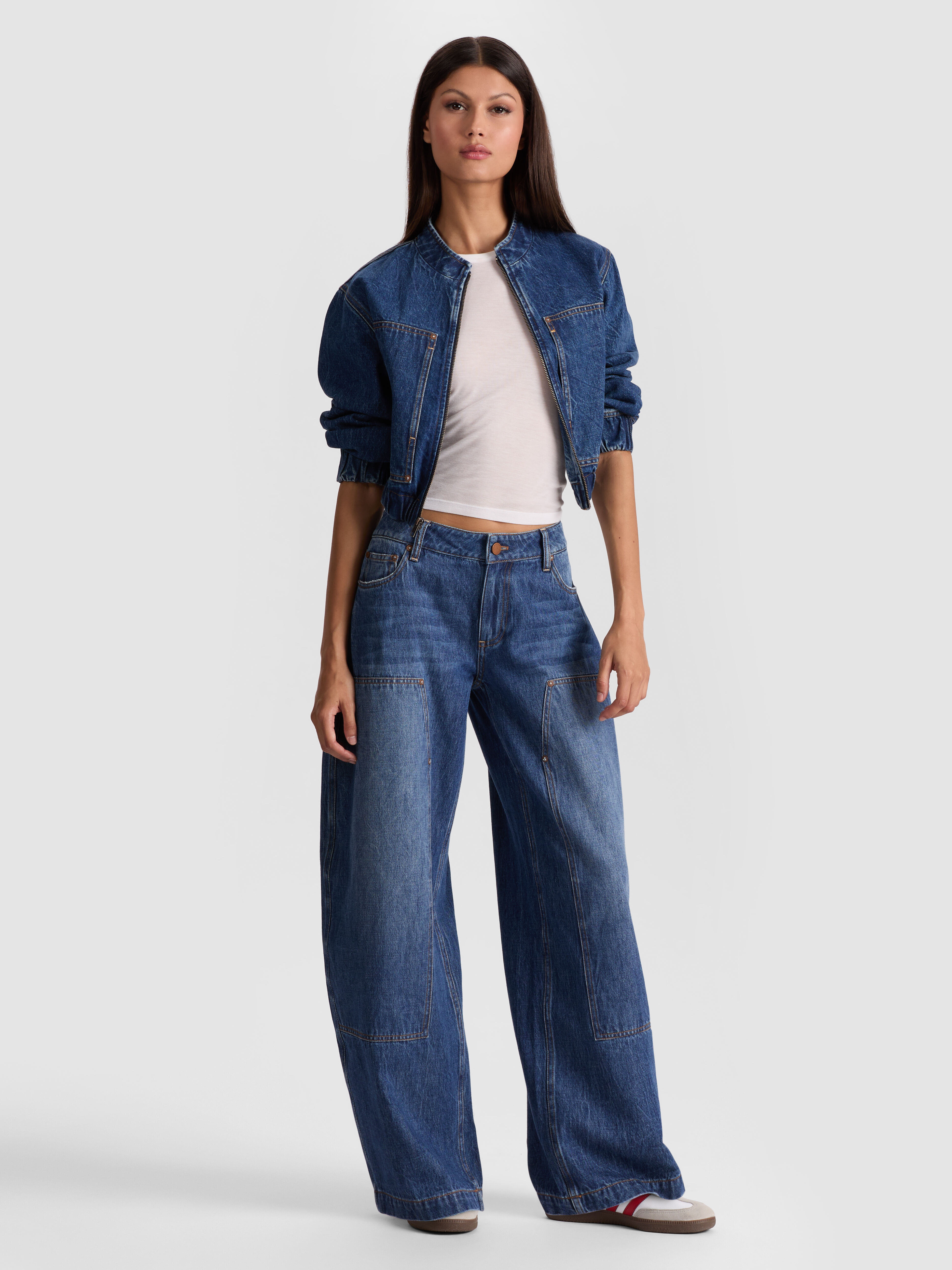 AliceandOliviaデニムジャケット Designer Denim Jackets - Printed Jackets | Alice + Olivia