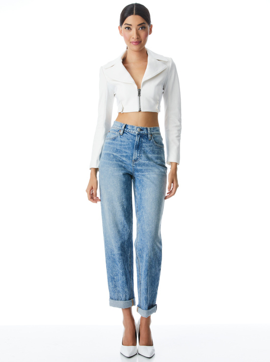 OFF WHITE-YARDLEY VEGAN JACKET