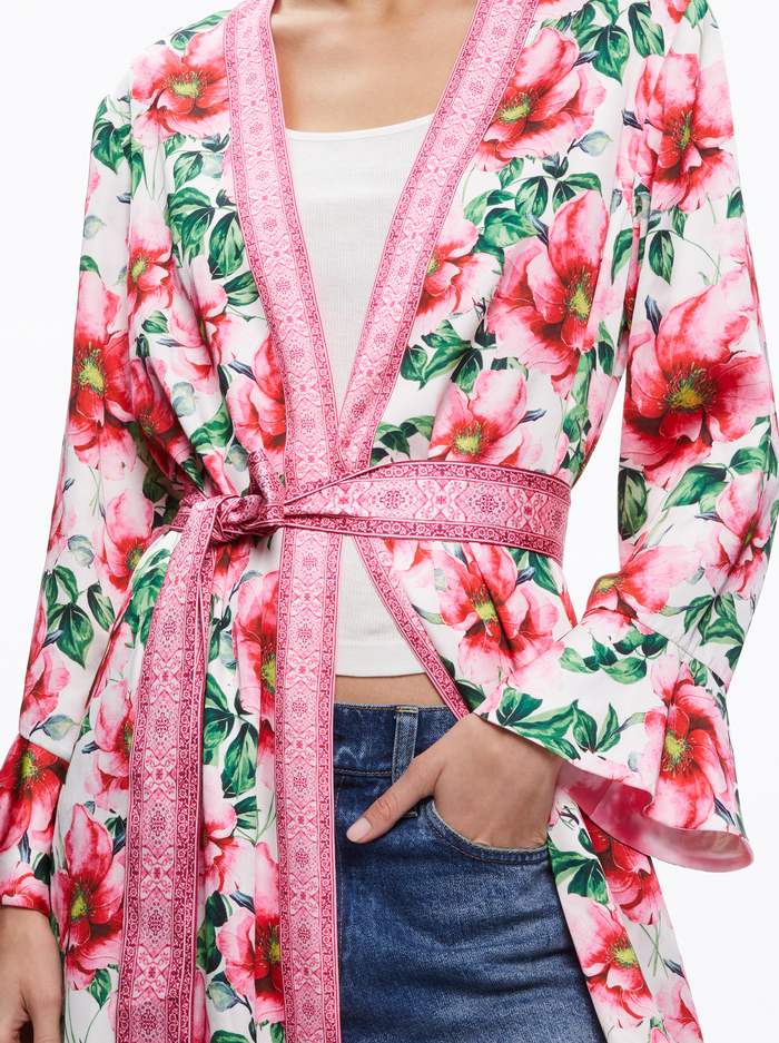 JOON REVERSIBLE ROBE - HIGH TEA FLORAL image 3 - Alice And Olivia