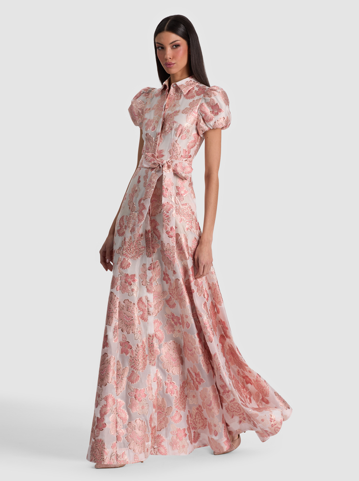 HENRIETTA MAXI DRESS - ENGLISH ROSE image 4 - ALICE + OLIVIA