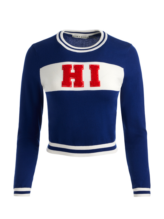 INDIGO/MULTI-CAROLANN PULLOVER