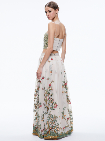 CATRINA EMBELLISHED GOWN MAXI SKIRT