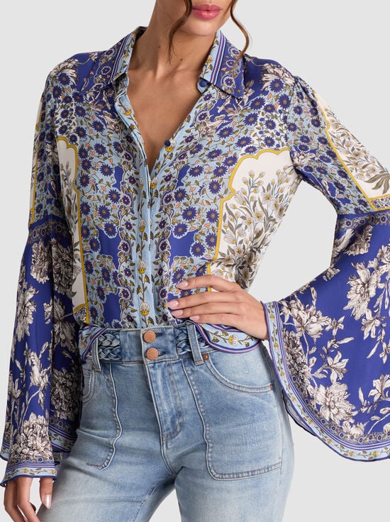 FOREVERMORE-WILLA BELL SLEEVE TOP