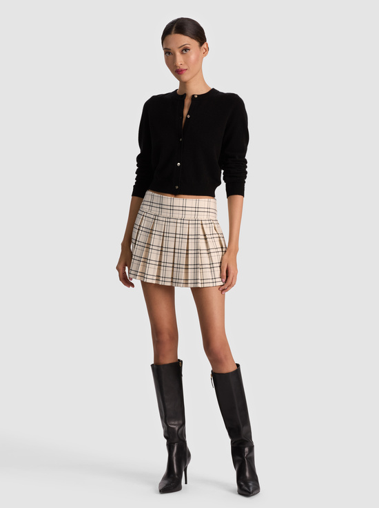 BLACK-DOLLIE CASHMERE CARDIGAN