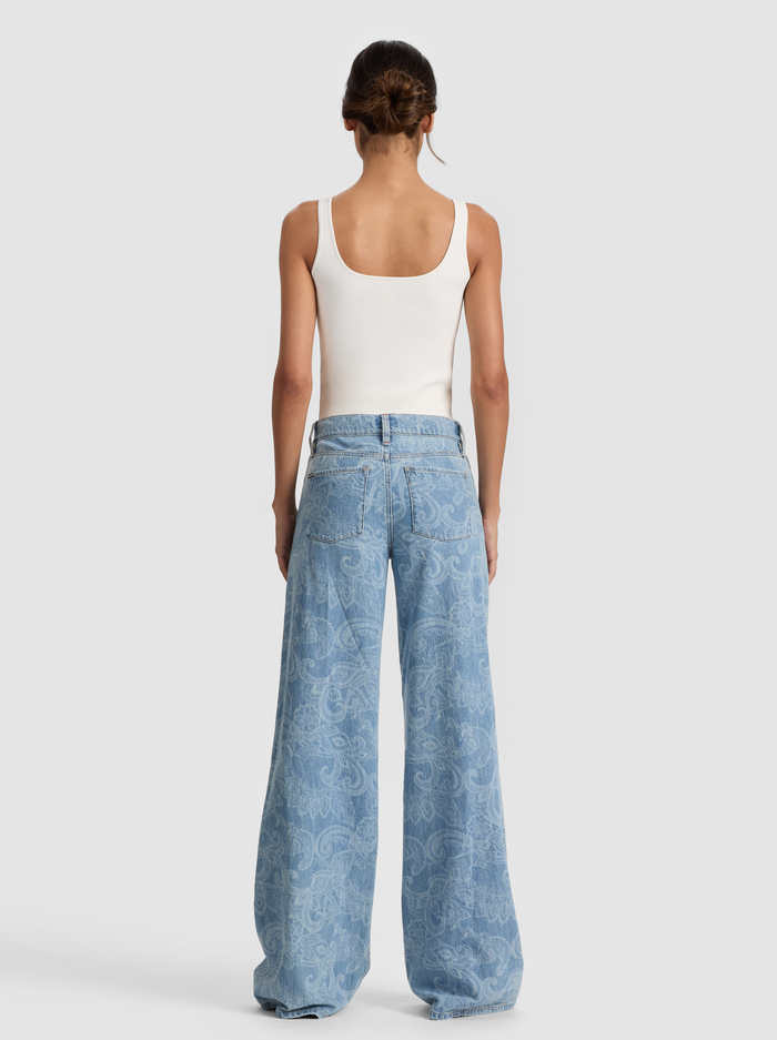 AMAZING PAISLEY JEAN - LASER PAISLEY image 2 - Alice And Olivia
