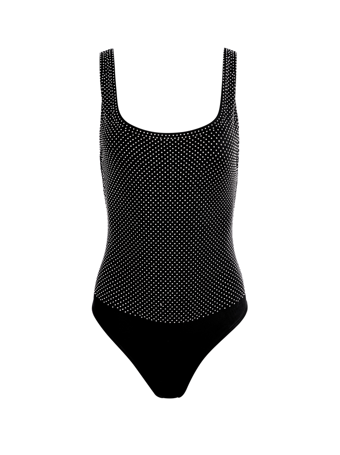 REMY BODYSUIT - BLACK/SILVER image 5 - Alice And Olivia