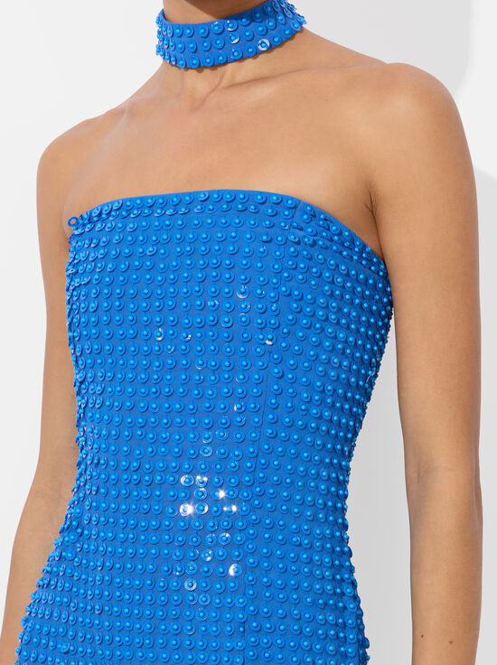 TRUE BLUE-GEORGIE EMBELLISHED GOWN