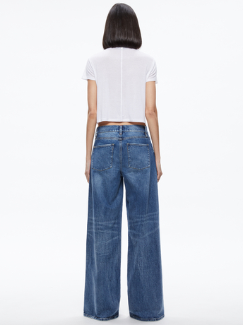 CINDY CLASSIC CROPPED TEE