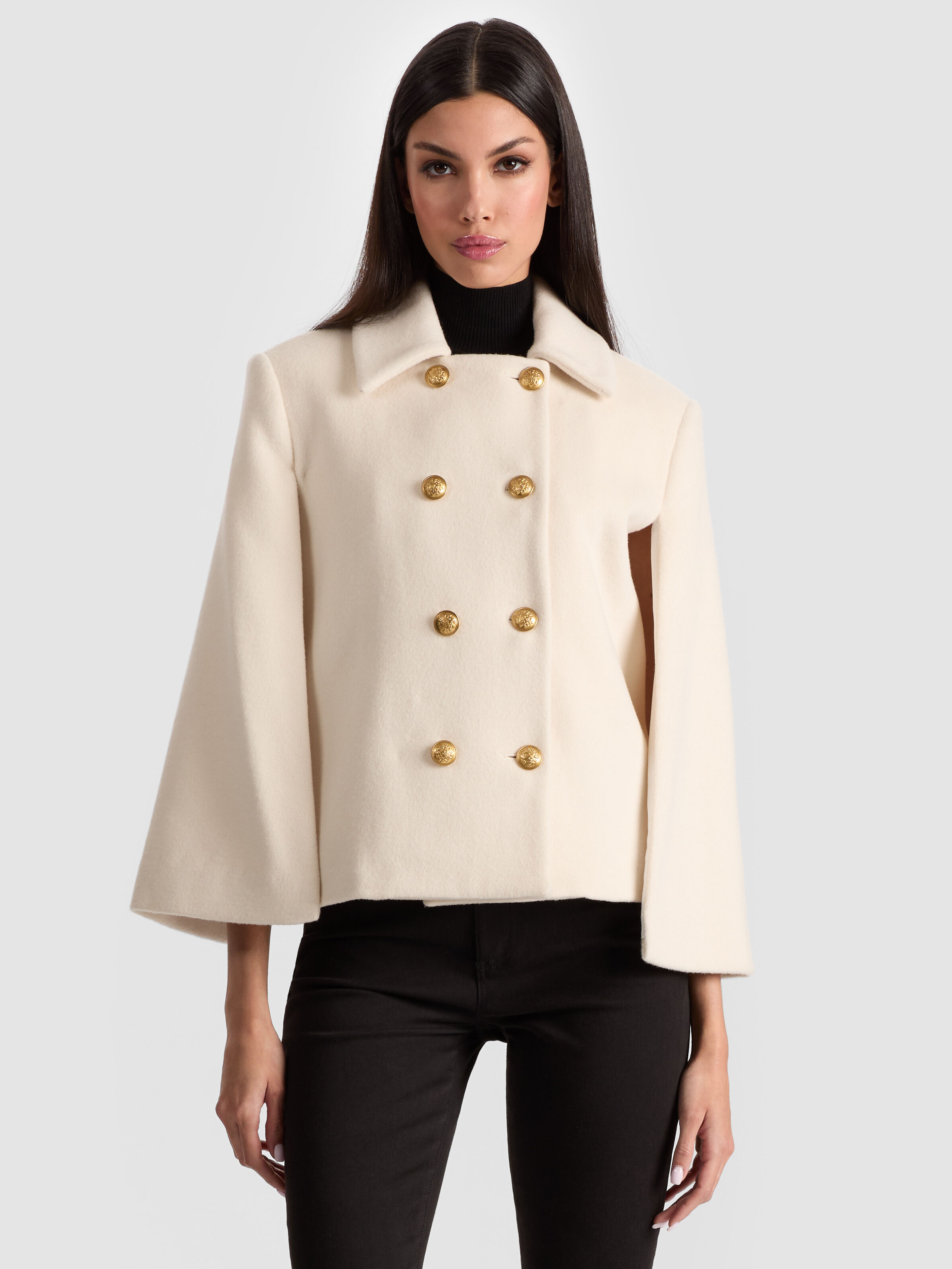 2/28迄※alice + olivia ミリタリージャケット XS 美品 Alice & Olivia Topher Boxy Jacket BLazer – Très Chic