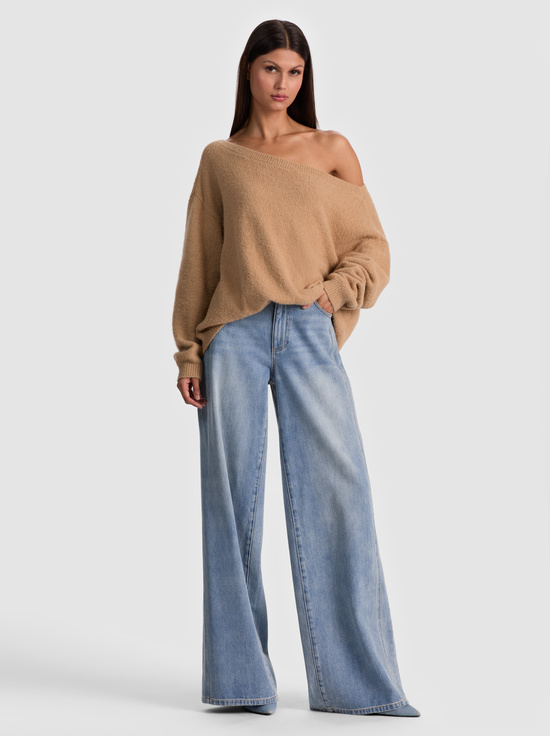 TAN-MARG SLOUCHY PULLOVER