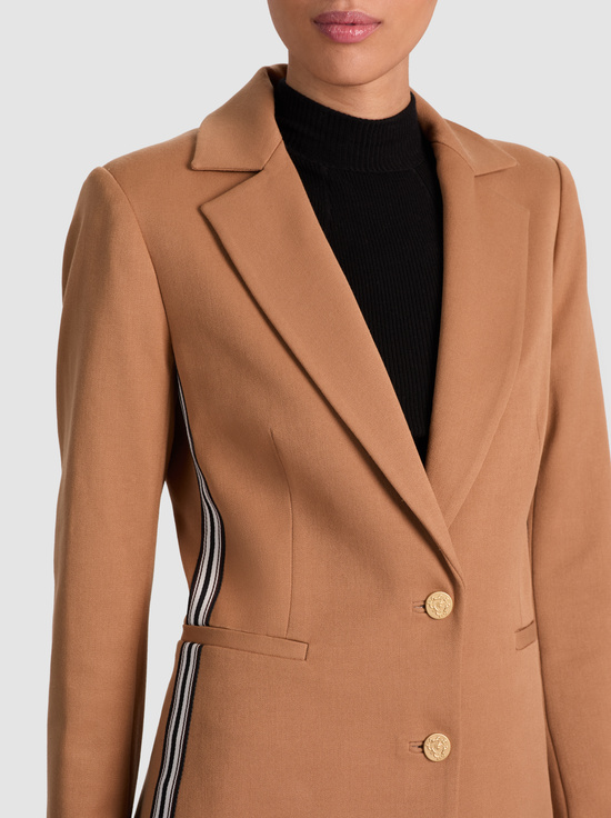 TAN-BREANN SIDE STRIPE BLAZER