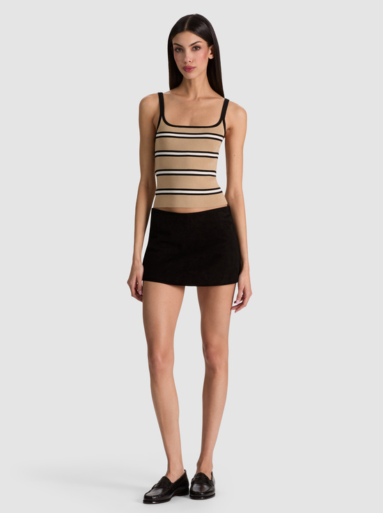 MACE LEATHER MINI SKORT