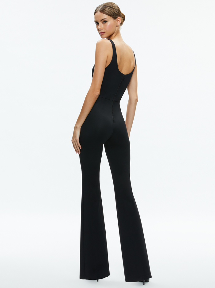 CORTES CATSUIT - BLACK image 1 - Alice And Olivia