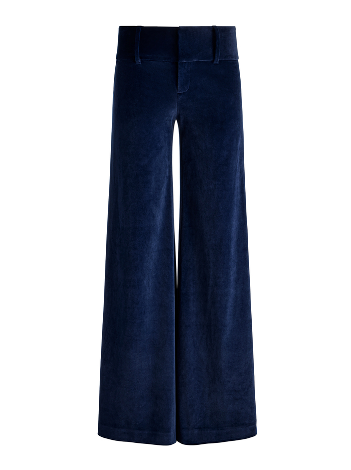 OLIVIA VELVET PANT - DARK MIDNIGHT BLUE image 5 - Alice And Olivia