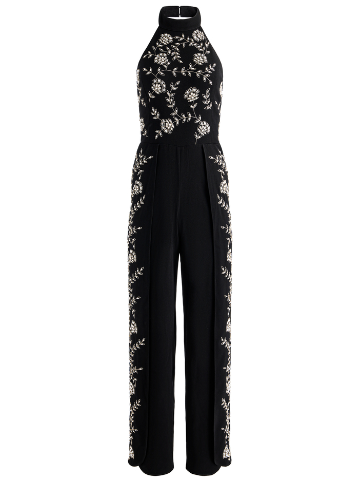 GATZ EMBELLISHED JUMPSUIT - BLACK/MULTI image 5 - Alice And Olivia