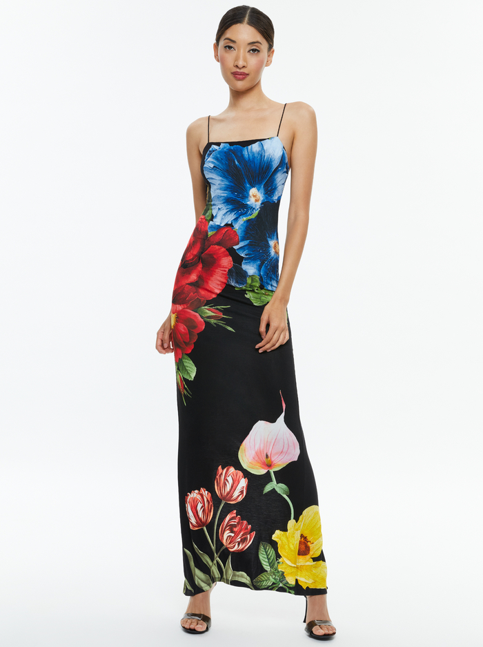 FIFI MAXI DRESS - LE PARISIEN BLACK - Alice And Olivia