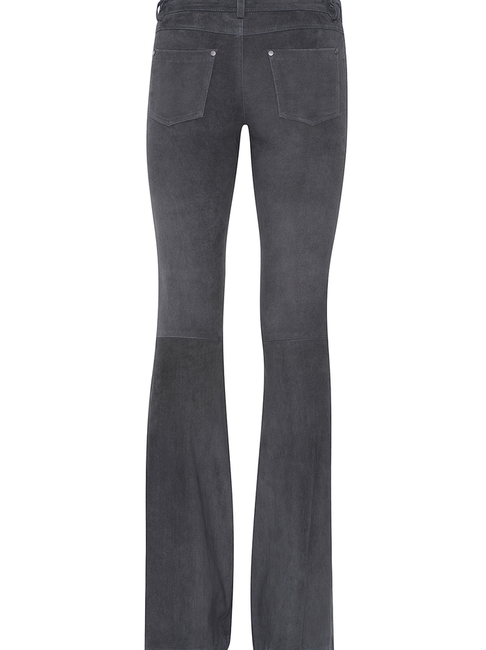 SUEDE BELL PANT - CHARCOAL image 2 - Alice And Olivia