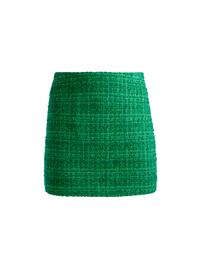 RILEY MINI SKIRT - LIGHT EMERALD image 5 - Alice And Olivia