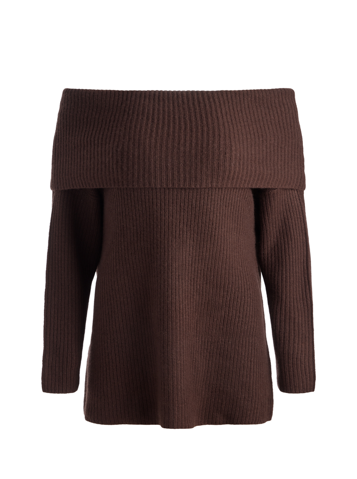 GINGER PULLOVER - ESPRESSO image 5 - Alice And Olivia
