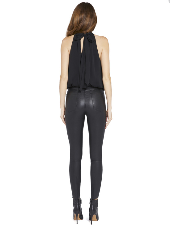 BLACK-MARIS HALTER TOP