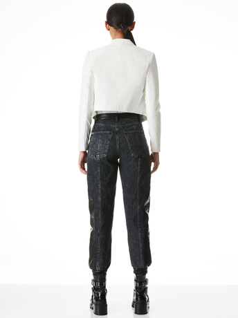 WHITE-NEW HARVEY LEATHER JACKET