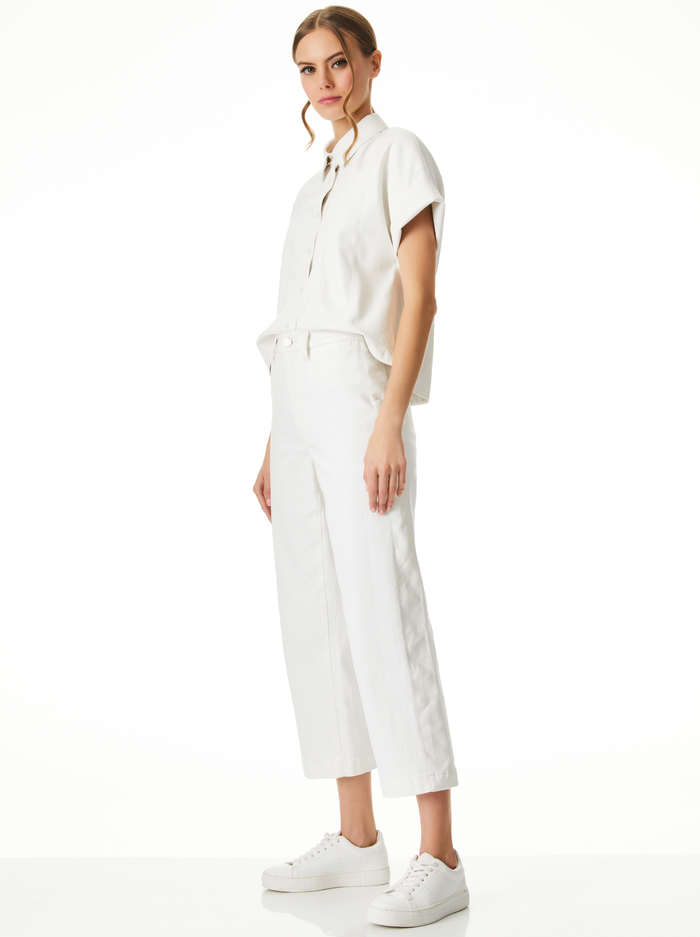 ALI STOVE PIPE JEAN - VINTAGE SUGAR image 4 - Alice And Olivia