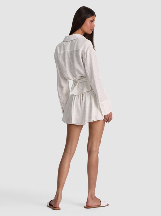 OFF WHITE-HANNON WRAP TOP