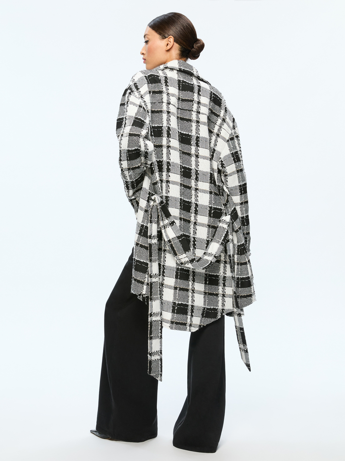 ZAZIE LONG SHACKET - BLACK/WHITE image 2 - Alice And Olivia